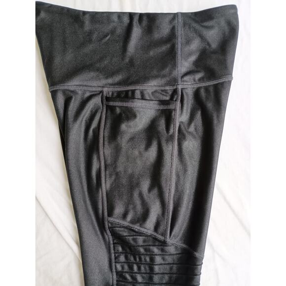 Athleta Women's Size XS Inclination Moto Tight Legging Black 512070 - Picture 7 of 11